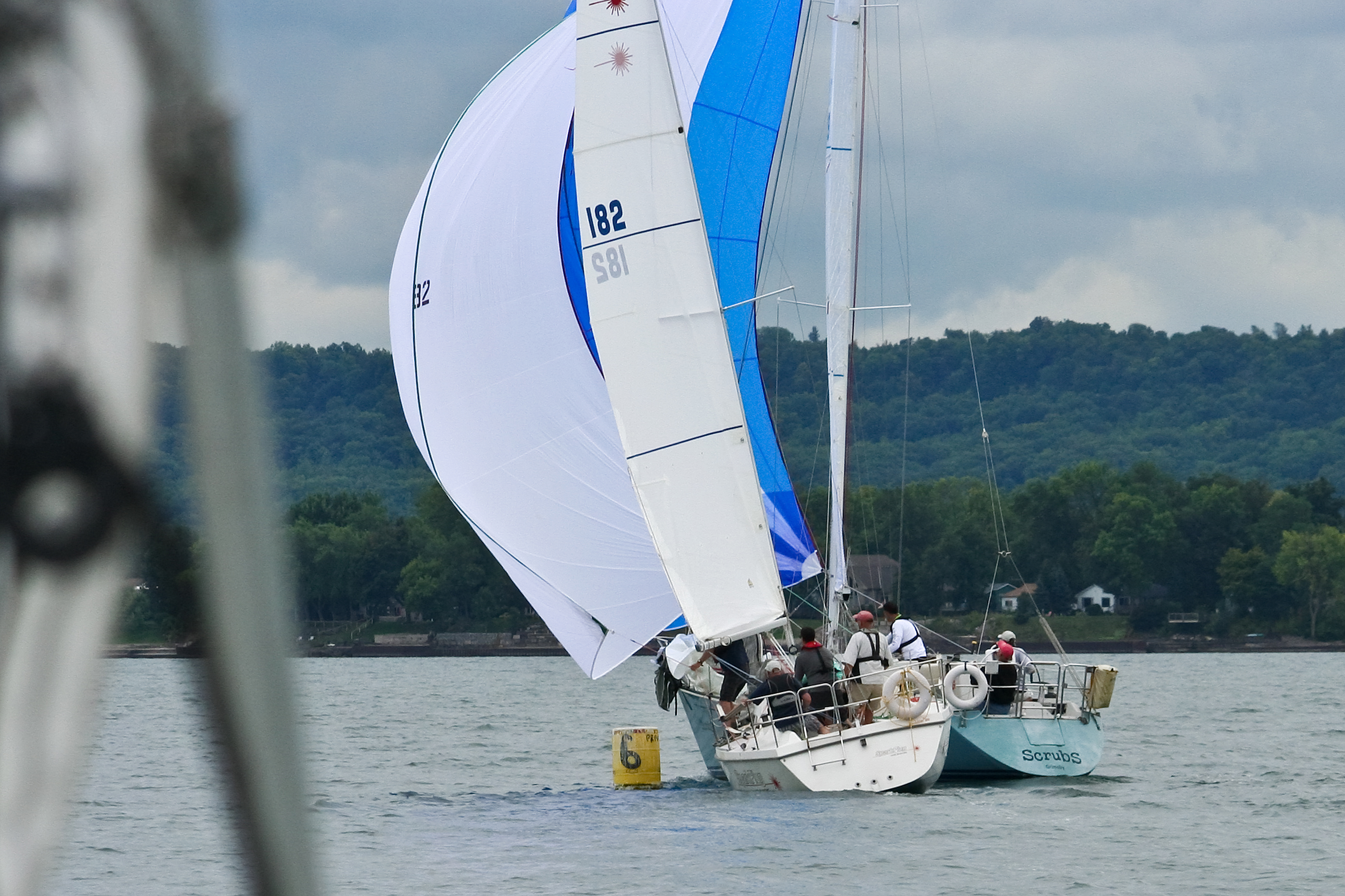 Club Racing Fifty Point Sailing Exciting And Safe Mark Roundings